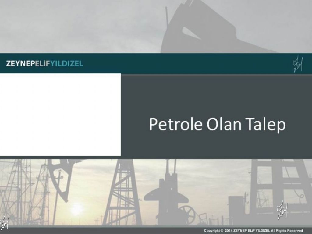 Petrole Olan Talep