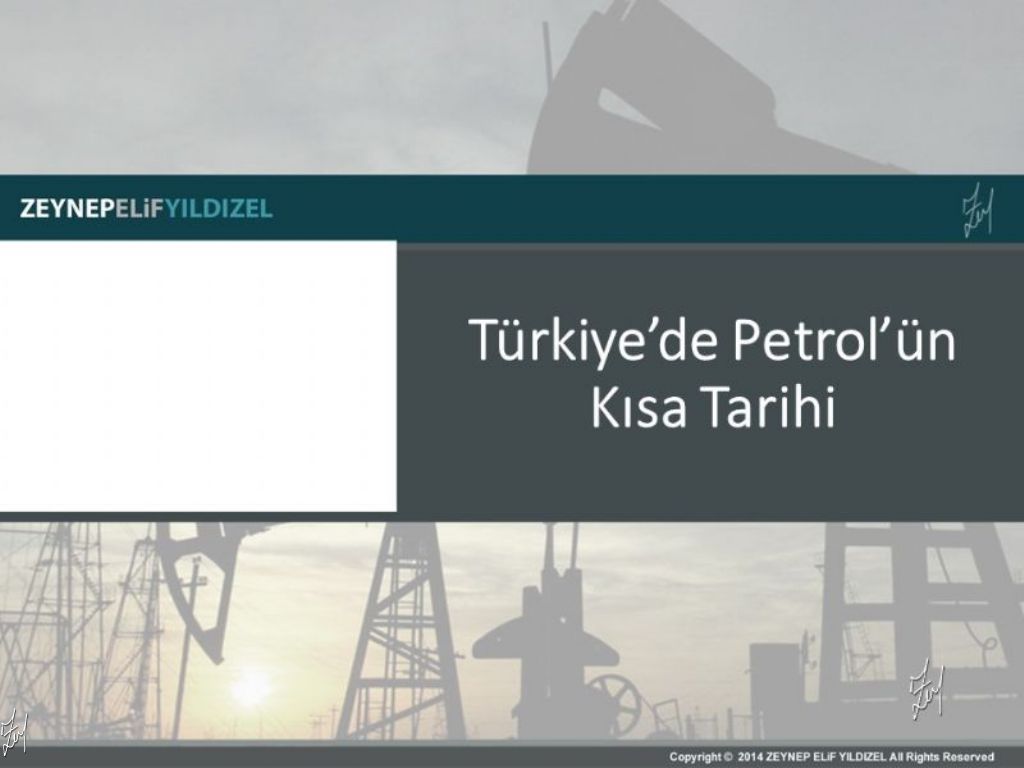 Petrolun Türkiye Kısa Tarihi